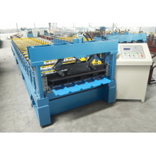 Fast Speed Double Color Sheet Roof Panel Making Cold Roll Forming Machine For Steel Construction